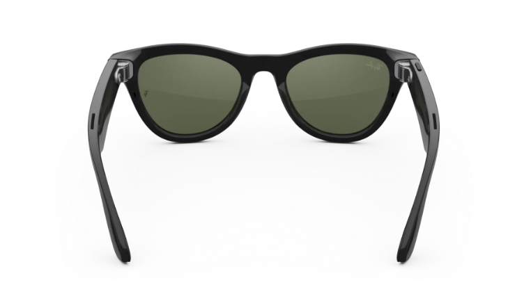 Rayban Meta Skyler (Gen 1) - Frame colour: Shiny Black, Lens colour: Green