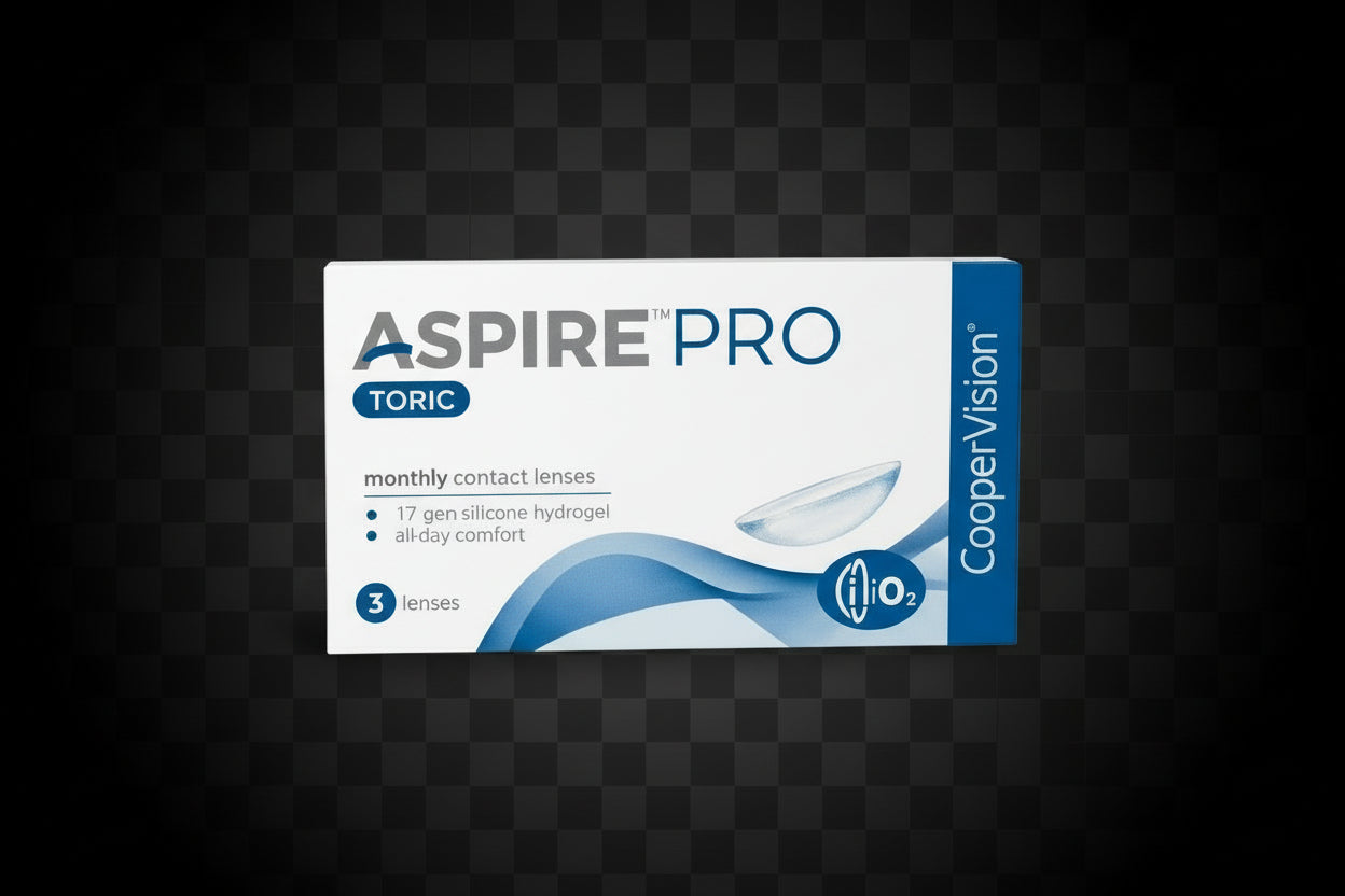 Aspire Pro Toric Monthly Contact Lenses for Astigmatism (3 Lenses)