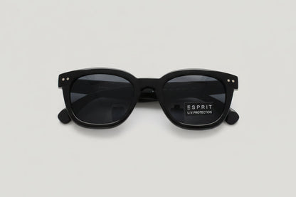 Esprit Cat-Eye Sunglasses – Black Frame with Smoke Grey Lenses