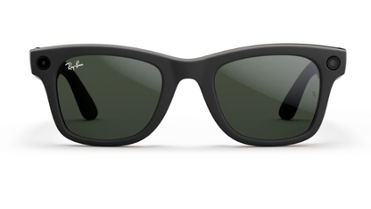 Rayban Meta Wayfarer (Gen 1) - Frame colour: Matt Black, Lens colour: Clear to Graphite Green Transitions