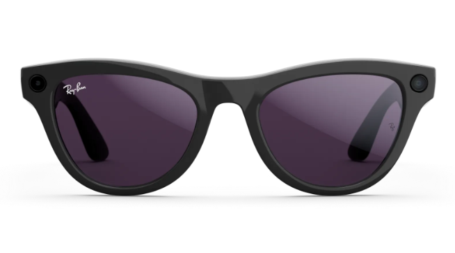 Rayban Meta Skyler (Gen 2) - Frame colour: Shiny Black, Lens colour: Clear to Amethyst Transitions