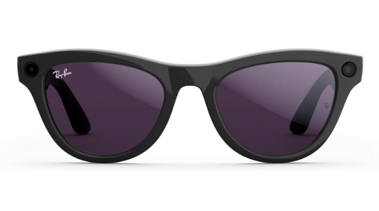 Rayban Meta Skyler (Gen 2) - Frame colour: Shiny Black, Lens colour: Clear to Amethyst Transitions