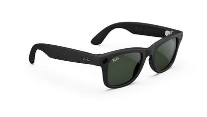 Rayban Meta Wayfarer (Gen 1) - Frame colour: Matt Black, Lens colour: Clear to Graphite Green Transitions
