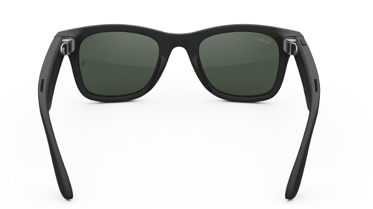 Rayban Meta Wayfarer (Gen 1) - Frame colour: Matt Black, Lens colour: Clear to Graphite Green Transitions