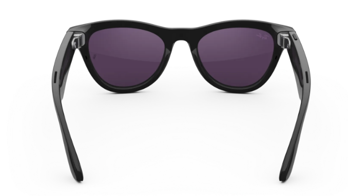 Rayban Meta Skyler (Gen 2) - Frame colour: Shiny Black, Lens colour: Clear to Amethyst Transitions