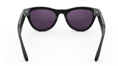 Rayban Meta Skyler (Gen 2) - Frame colour: Shiny Black, Lens colour: Clear to Amethyst Transitions