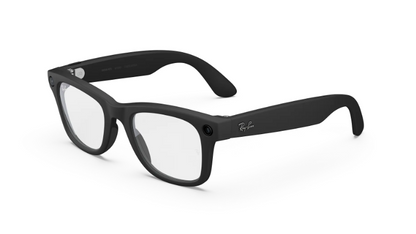 Rayban Meta Wayfarer (Gen 2) - Frame colour: Matt Black, Lens colour: Clear