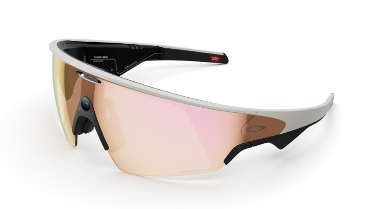 Oakley Meta Vanguard - Frame colour: White, Lens colour: Prizm™ Rose Gold