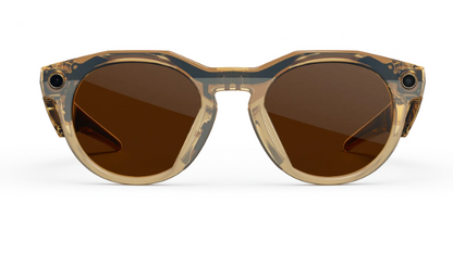 Oakley Meta HSTN - Frame colour: Light Curry, Lens colour: Clear to Brown Transitions