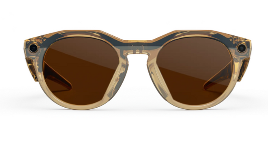 Oakley Meta HSTN - Frame colour: Light Curry, Lens colour: Clear to Brown Transitions