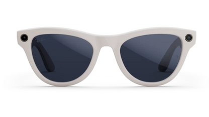 Rayban Meta Skyler (Gen 2) - Frame colour: Shiny Chalky Grey, Lens colour: Clear to Sapphire Transitions