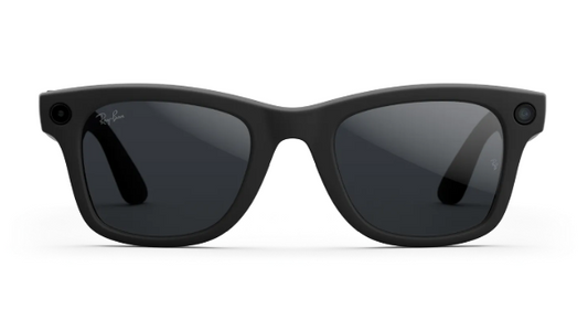 Rayban Meta Wayfarer (Gen 2) - Frame colour: Matt Black, Lens colour: Clear to Grey Transitions