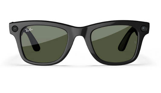Rayban Meta Wayfarer (Gen 2) - Frame colour: Shiny Black, Lens colour: Green
