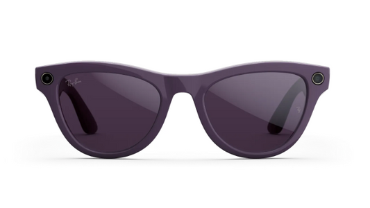 Rayban Meta Skyler (Gen 2) - Frame colour: Shiny Mystic Violet, Lens colour: Clear to Amethyst Transitions