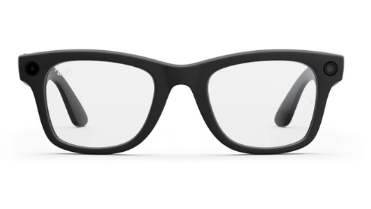 Rayban Meta Wayfarer (Gen 2) - Frame colour: Matt Black, Lens colour: Clear