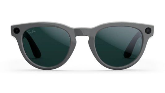 Rayban Meta Headliner (Gen 2) - Frame colour: Shiny Asteroid Grey, Lens colour: Clear to Emerald Transitions