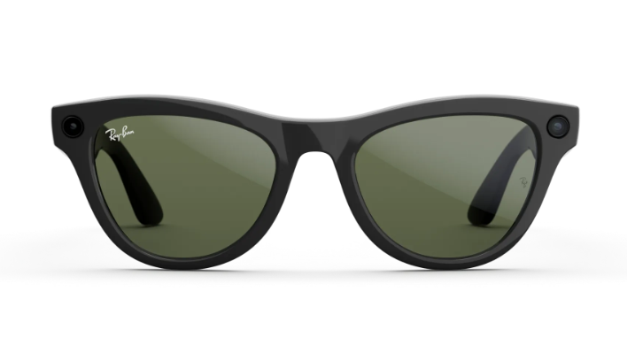 Rayban Meta Skyler (Gen 1) - Frame colour: Shiny Black, Lens colour: Green