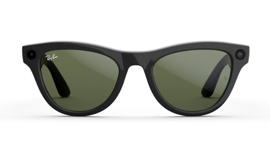 Rayban Meta Skyler (Gen 1) - Frame colour: Shiny Black, Lens colour: Green