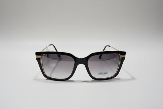 Opium Square Sunglasses – Black Frame with Smoke Grey Lenses