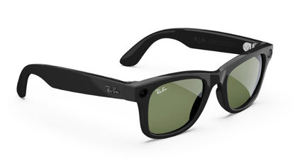 Rayban Meta Wayfarer (Gen 1) - Frame colour: Shiny Black, Lens colour: Green