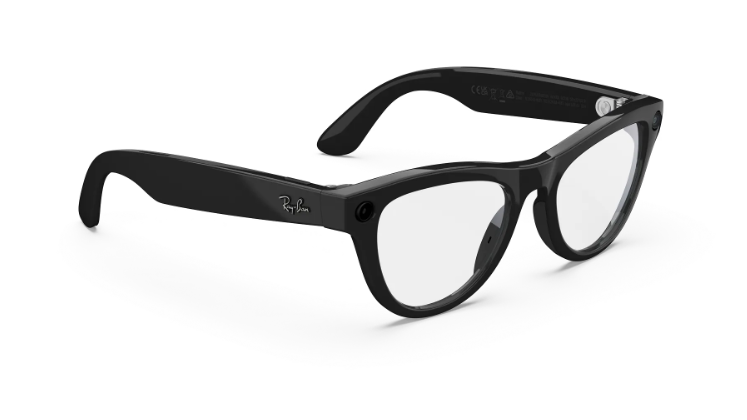 Rayban Meta Skyler (Gen 2) - Frame colour: Shiny Black, Lens colour: Clear