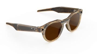 Oakley Meta HSTN - Frame colour: Light Curry, Lens colour: Clear to Brown Transitions