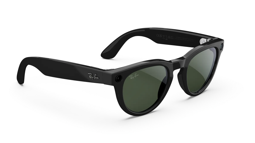 Rayban Meta Headliner (Gen 2) - Frame colour: Shiny Black, Lens colour: Clear to Graphite Green Transitions