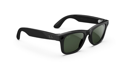 Rayban Meta Wayfarer (Gen 2) - Frame colour: Shiny Black, Lens colour: Clear to Graphite Green Transitions