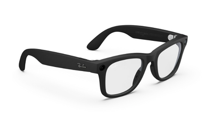 Rayban Meta Wayfarer (Gen 2) - Frame colour: Matt Black, Lens colour: Clear