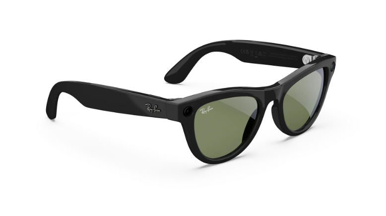 Rayban Meta Skyler (Gen 1) - Frame colour: Shiny Black, Lens colour: Green