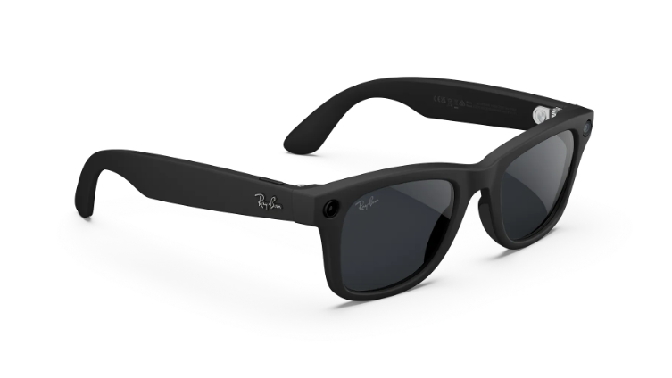 Rayban Meta Wayfarer (Gen 2) - Frame colour: Matt Black, Lens colour: Clear to Grey Transitions