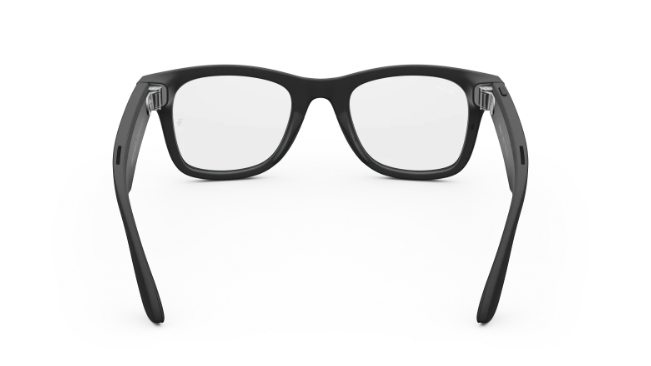 Rayban Meta Wayfarer (Gen 2) - Frame colour: Matt Black, Lens colour: Clear