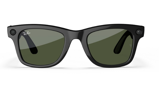 Rayban Meta Wayfarer (Gen 1) - Frame colour: Shiny Black, Lens colour: Green