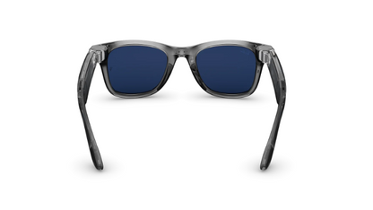Rayban Meta Wayfarer (Gen 2) - Frame colour: Shiny Transparent Grey, Lens colour: Clear to Sapphire Transitions