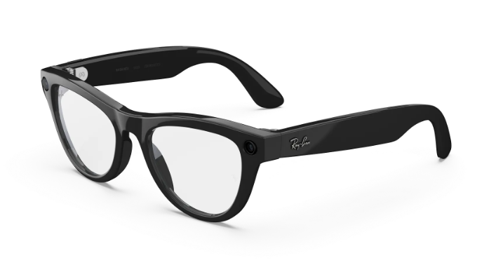 Rayban Meta Skyler (Gen 1) - Frame colour: Shiny Black, Lens colour: Clear