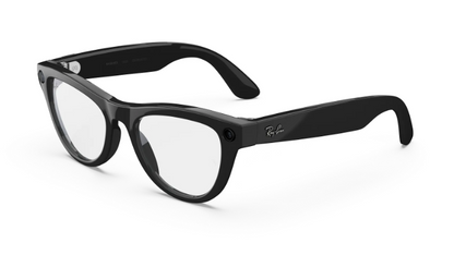 Rayban Meta Skyler (Gen 1) - Frame colour: Shiny Black, Lens colour: Clear