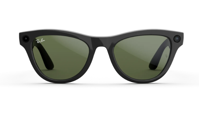 Rayban Meta Skyler (Gen 2) - Frame colour: Shiny Black, Lens colour: Green