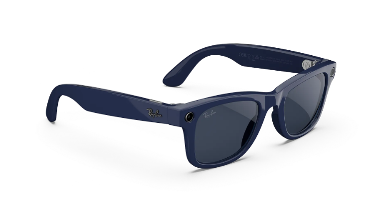Rayban Meta Wayfarer (Gen 2) - Frame colour: Shiny Cosmic Blue, Lens colour: Clear to Sapphire Transitions