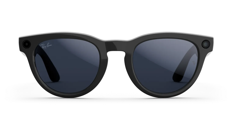 Rayban Meta Headliner (Gen 2) - Frame colour: Shiny Black, Lens colour: Clear to Sapphire Transitions