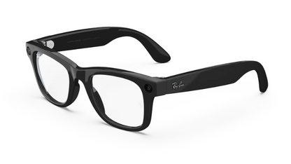 Rayban Meta Wayfarer (Gen 1) - Frame colour: Shiny Black, Lens colour: Clear