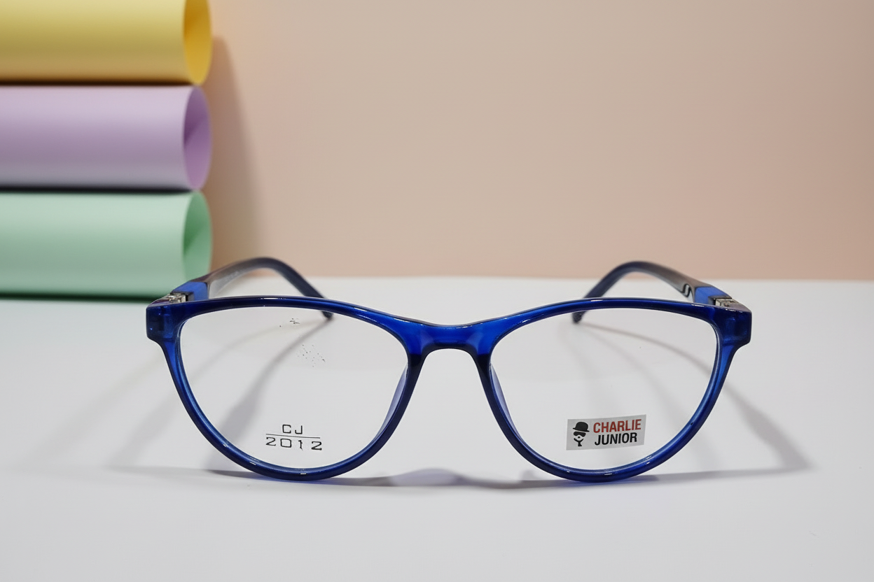 Charlie Junior Kids Eyeglasses – Blue Full-Rim Frame