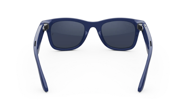 Rayban Meta Wayfarer (Gen 2) - Frame colour: Shiny Cosmic Blue, Lens colour: Clear to Sapphire Transitions