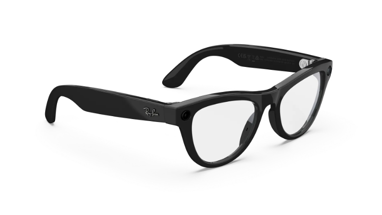Rayban Meta Skyler (Gen 1) - Frame colour: Shiny Black, Lens colour: Clear