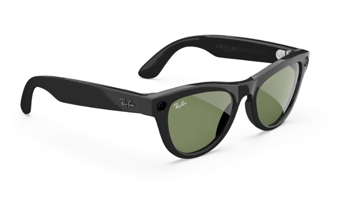 Rayban Meta Skyler (Gen 2) - Frame colour: Shiny Black, Lens colour: Green