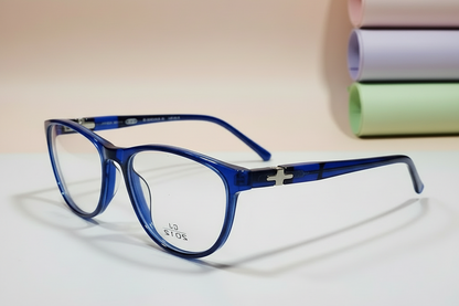 Charlie Junior Kids Eyeglasses – Blue Full-Rim Frame