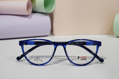 Charlie Junior Kids Eyeglasses – Blue Full-Rim Frame