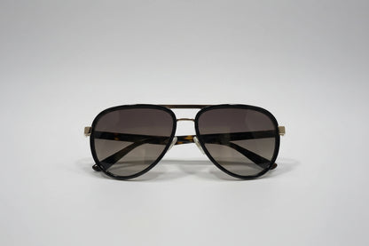 OPIUM Aviator Sunglasses – Tortoiseshell Frame with Gradient Green Lenses