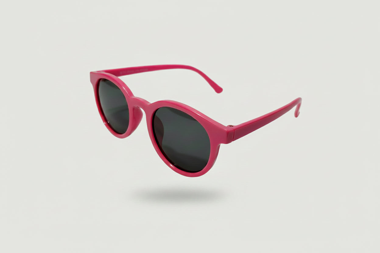 🌸 Kids Round Sunglasses – Stylish Pink UV Protection Shades for Babies & Toddlers