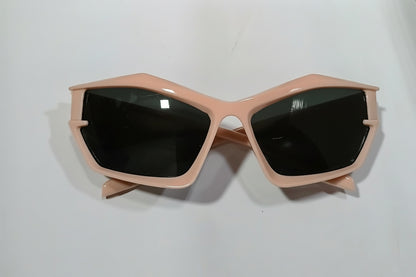 Kids Stylish Sunglasses – Peach Frame with Dark Green UV Lenses