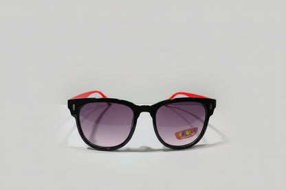 Kids Black Sunglasses – Classic Frame with Purple Gradient Lenses